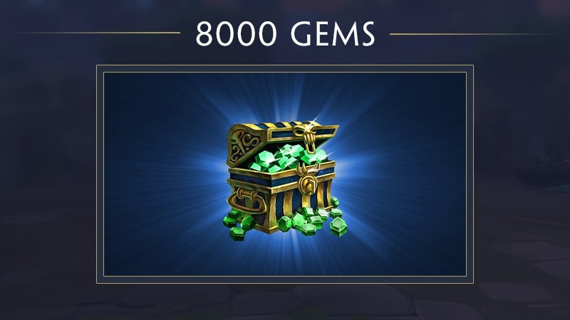8000 Gems